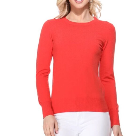 Womens Retro Vintage Long Sleeve Pullover Soft Knit Top Sweater Fiesta Yemak - Picture 1 of 3